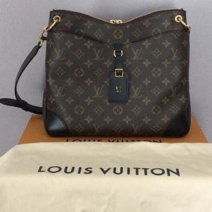 Louis Vuitton Odeon MM monogram with black trim